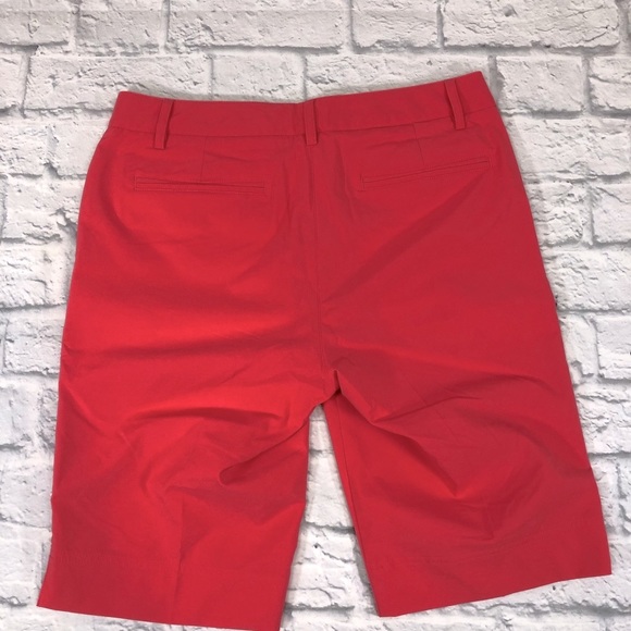 Puma USP DRY Bermuda shorts Size 6 Bright coral Pink zip up - Picture 2 of 9